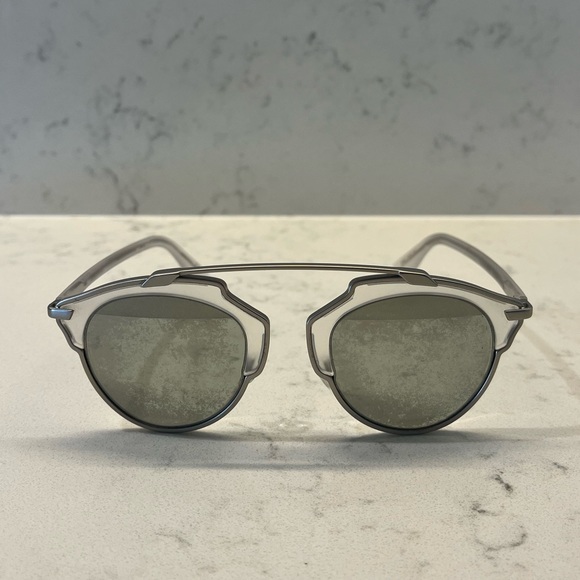 Authentic Dior So Real Sunglasses in Matte Silver - Picture 2 of 16